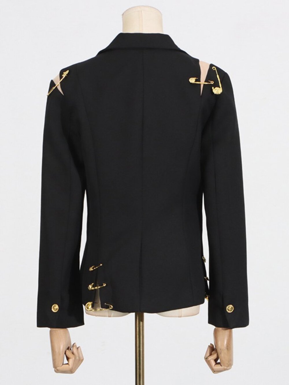 Chic Slim-Fit Long Sleeve Blazer - Picture 4 of 4